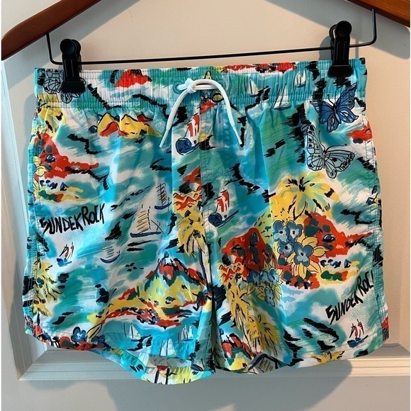 SUNDEK STRETCH WAIST SWIM TRUNKS REPREVE NWT - Picture 3 of 15